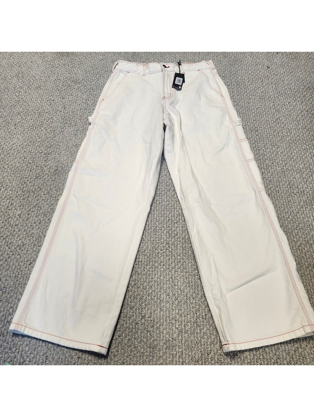 Dickies Men's Woven Denim Pant Ivory Size 32X32 NWT